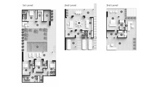 Villa floor plan, 5 bedrooms in Mutti Family Villas No. 11005